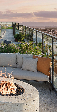 outdoor terrace