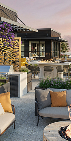 outdoor terrace