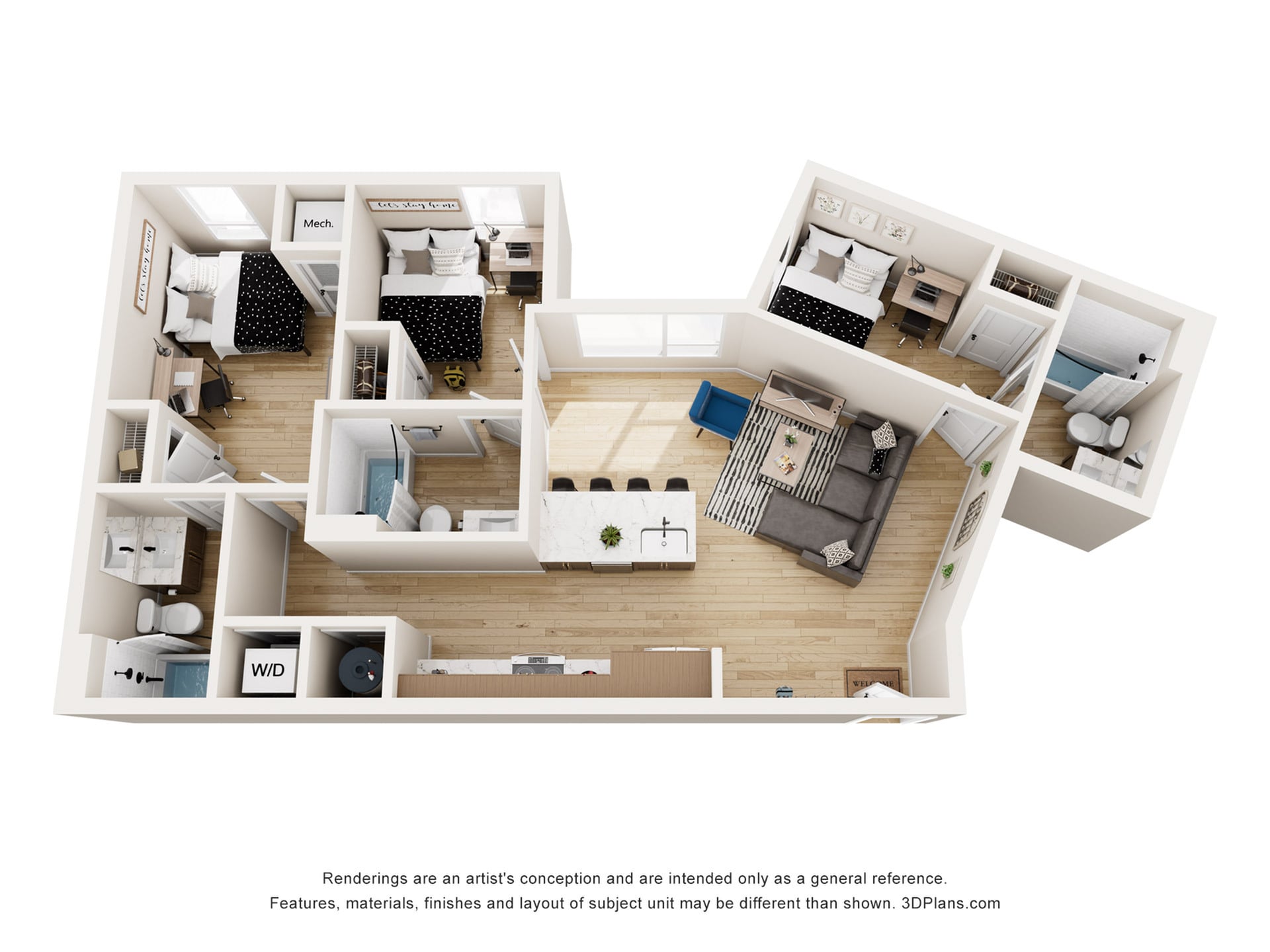 Chelsea - 3x3 Floor plan